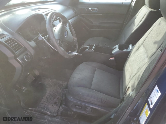 2018 Ford Police Interceptor Utility with VIN 1FM5K8AR0JGB80970, listed as a Copart auction lot 43177555 with NaN miles and Salvage Title. Bid and sale history available at carsss.com. Image 7.