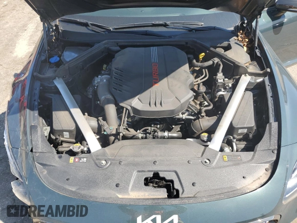 2022 Kia Stinger GT1 with VIN KNAE45LC1N6109985, listed as a Copart auction lot 48820235 with 42,012 mi miles and Salvage Title. Bid and sale history available at DreamBid. Image 11.