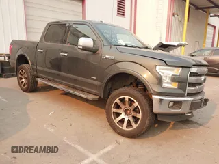 2015 Ford F-150 XLT with VIN 1FTEW1EP3FFB27105, listed as a IAAI auction lot 41278933 with 194,664 mi miles. Bid and sale history available at carsss.com. Image 1.