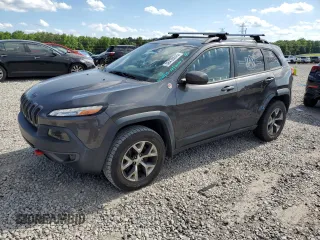 2017 Jeep Cherokee Trailhawk with VIN 1C4PJMBS9HW638497, listed as a Copart auction lot 58435515 with 114,548 mi miles and Salvage title. Bid and sale history available at DreamBid. Image 1.