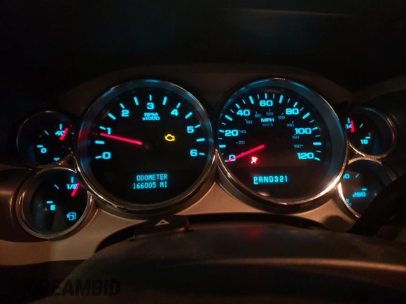 2007 Chevrolet Silverado 1500 LTZ with VIN 2GCEK13M271577213, listed as a Copart auction lot 51485835 with 166,005 mi miles and Salvage Title. Bid and sale history available at DreamBid. Image 9.