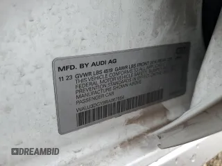2024 Audi S3 Prestige z VIN WAUJ3DGY9RA067554, wystawiony jako Copart lot #72250624 z przebiegiem 4 478 mil mil oraz Szkoda całkowita • Salvage title. Historia ofert i sprzedaży dostępna na DreamBid. Obrazek 12.