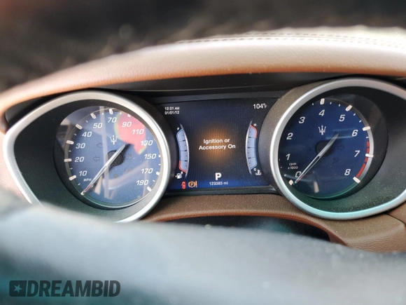 2016 Maserati Ghibli S Q4 с VIN ZAM57RTA7G1176988, выставлен на аукционе Copart как лот 51571535 с пробегом 123 383 миль миль и Чистый • Clean title. История ставок и продаж доступна на DreamBid. Изображение 9.