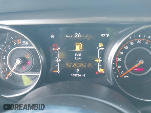 2020 Jeep Wrangler Unlimited Sahara with VIN 1C4HJXEN2LW109428, listed as a IAAI auction lot 42296943 with 155,766 mi miles and . Bid and sale history available at DreamBid. Image 7.