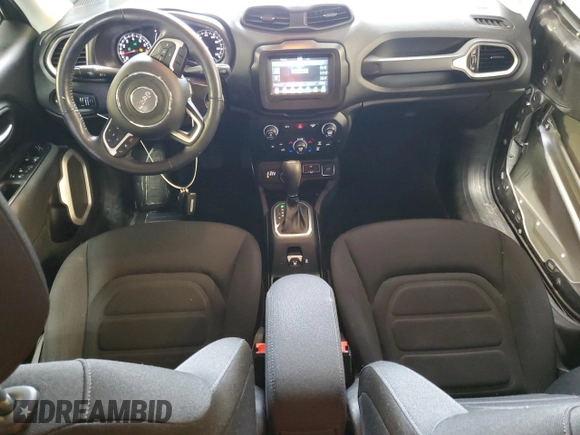 2020 Jeep Renegade Latitude with VIN ZACNJBBB9LPL18157, listed as a Copart auction lot 56581795 with 37,282 mi miles and Salvage title. Bid and sale history available at DreamBid. Image 8.
