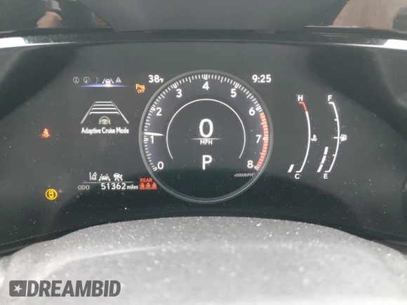 2022 Lexus NX with VIN 2T2GGCEZXNC002950, listed as a Copart auction lot 46861575 with 51,362 mi miles and Salvage Title. Bid and sale history available at carsss.com. Image 9.