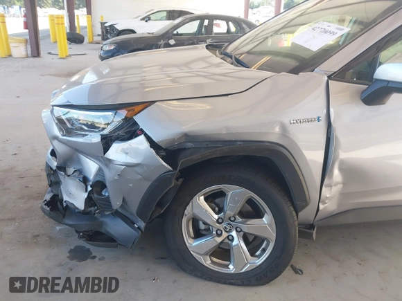 2021 Toyota RAV4 Hybrid LE with VIN JTMB6RFV1MD021212, listed as a IAAI auction lot 42770099 with 39,455 mi miles and . Bid and sale history available at DreamBid. Image 6.