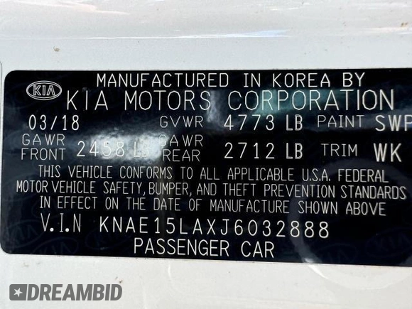 2018 Kia Stinger with VIN KNAE15LAXJ6032888, listed as a Copart auction lot 80171614 with 155,318 mi miles and Non Repairable. Bid and sale history available at DreamBid. Image 15.