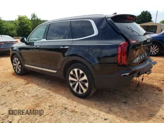 2022 Kia Telluride S with VIN 5XYP64HC1NG222809, listed as a Copart auction lot 57153625 with 74,368 mi miles and Salvage title. Bid and sale history available at DreamBid. Image 2.