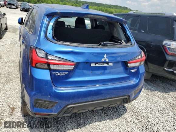 2020 Mitsubishi Outlander ES with VIN JA4AP3AU7LU001222, listed as a Copart auction lot 59211915 with Not provided miles and Clean title. Bid and sale history available at DreamBid. Image 6.