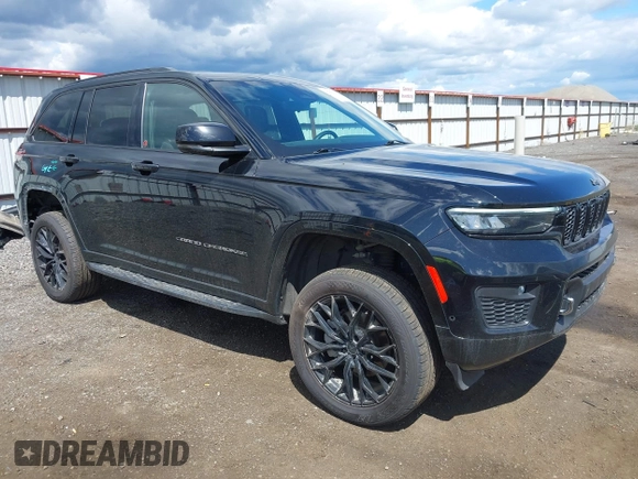 2023 Jeep Grand Cherokee Overland with VIN 1C4RJHDG2PC526889, listed as a IAAI auction lot 42247177 with 71,390 mi miles and . Bid and sale history available at DreamBid. Image 1.