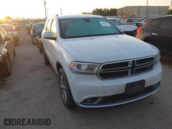 2016 Dodge Durango Limited with VIN 1C4RDHDGXGC386937, listed as a IAAI auction lot 41991474 with 182,565 mi miles and . Bid and sale history available at DreamBid. Image 1.