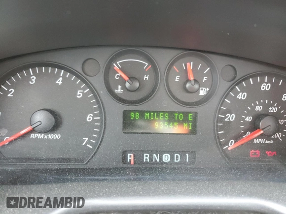 2004 Ford Taurus SE with VIN 1FAFP53U44G112756, listed as a Copart auction lot 50051375 with 93,545 mi miles and Salvage Title. Bid and sale history available at DreamBid. Image 9.