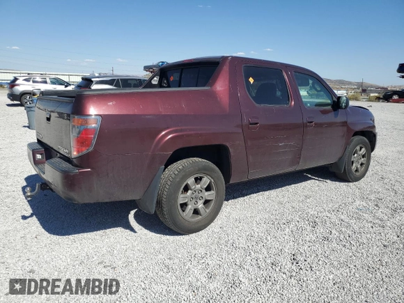 2007 Honda Ridgeline RTX with VIN 2HJYK16357H532933, listed as a Copart auction lot 73053444 with 0 mi miles and Salvage Title. Bid and sale history available at carsss.com. Image 3.