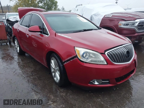 2012 Buick Verano Leather Group with VIN 1G4PS5SK4C4147287, listed as a IAAI auction lot 40809189 with 144,078 mi miles. Bid and sale history available at carsss.com. Image 1.