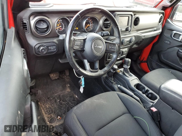 2020 Jeep Wrangler Willys z VIN 1C4GJXAG8LW180801, wystawiony jako Copart lot #87551435 z przebiegiem 71 216 mil mil oraz Szkoda całkowita • Salvage title. Historia ofert i sprzedaży dostępna na DreamBid. Obrazek 8.
