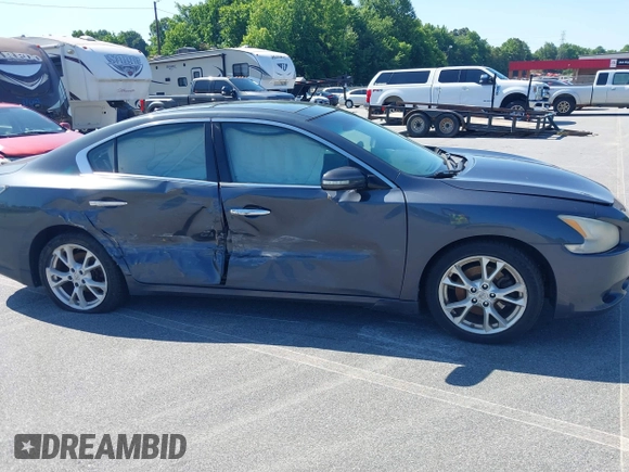 2013 Nissan Maxima SV with VIN 1N4AA5AP3DC814857, listed as a IAAI auction lot 42560607 with 257,499 mi miles and . Bid and sale history available at DreamBid. Image 13.