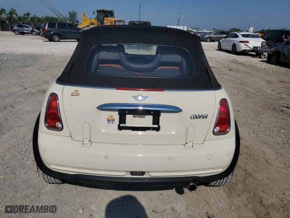 2008 MINI Cooper Convertible with VIN WMWRF335X8TG18063, listed as a Copart auction lot 56055084 with 71,474 mi miles and Salvage Title. Bid and sale history available at carsss.com. Image 6.