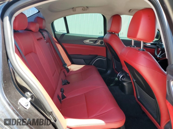 2017 Alfa Romeo Giulia with VIN ZARFAEBN2H7535451, listed as a Copart auction lot 52605275 with 66,904 mi miles and Clean Title. Bid and sale history available at carsss.com. Image 10.