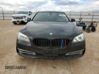 2015 BMW 7 Series 740Li xDrive with VIN WBAYF4C50FGS99289, listed as a Copart auction lot 79809474 with 128,993 mi miles and Salvage Title. Bid and sale history available at carsss.com. Image 5.