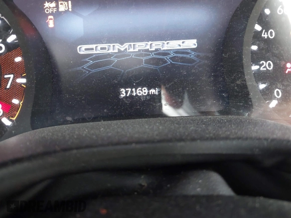 2022 Jeep Compass Altitude with VIN 3C4NJCBB9NT187445, listed as a IAAI auction lot 42090981 with 37,168 mi miles and . Bid and sale history available at DreamBid. Image 16.