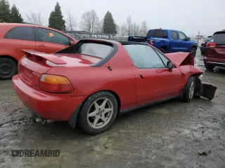 1993 Honda del Sol Si with VIN JHMEH6162PS006951, listed as a Copart auction lot 86438414 with 160,342 mi miles and Salvage Title. Bid and sale history available at carsss.com. Image 3.