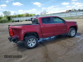2019 Chevrolet Colorado 4WD LT with VIN 1GCGTCEN9K1316389, listed as a Copart auction lot 56095715 with 96,237 mi miles and Salvage title. Bid and sale history available at DreamBid. Image 3.