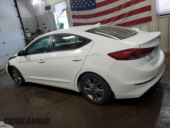 2018 Hyundai Elantra Value Edition with VIN 5NPD84LFXJH342593, listed as a Copart auction lot 42194425 with 159,963 mi miles and Salvage Title. Bid and sale history available at DreamBid. Image 2.