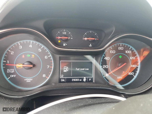 2017 Chevrolet Cruze LT with VIN 1G1BE5SM7H7148133, listed as a Copart auction lot 52511985 with 216,303 mi miles and Salvage Title. Bid and sale history available at carsss.com. Image 9.