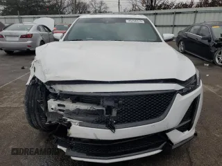 2021 Cadillac CT5 V-Series with VIN 1G6DV5RW6M0144314, listed as a Copart auction lot 45296315 with 35,030 mi miles and Salvage title. Bid and sale history available at DreamBid. Image 5.
