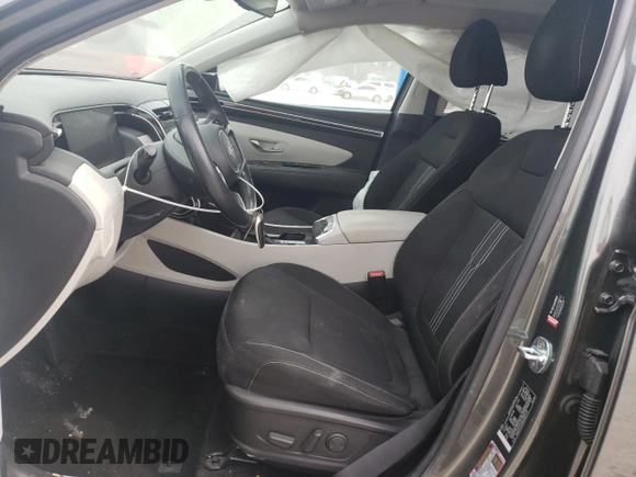 2022 Hyundai Tucson SEL with VIN 5NMJF3AE8NH059724, listed as a Copart auction lot 49106935 with 23,497 mi miles and Salvage Title. Bid and sale history available at carsss.com. Image 7.