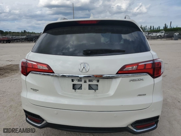 2017 Acura RDX w/Advance Pkg with VIN 5J8TB4H7XHL032840, listed as a Copart auction lot 45967955 with 75,357 mi miles and Salvage Title. Bid and sale history available at carsss.com. Image 6.