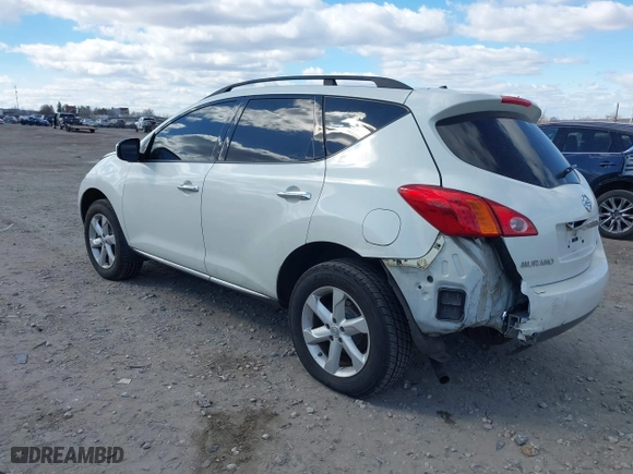 2010 Nissan Murano LE with VIN JN8AZ1MW8AW135129, listed as a IAAI auction lot 41554777 with 103,000 mi miles. Bid and sale history available at carsss.com. Image 3.