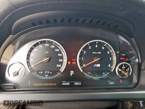 2016 BMW M6 with VIN WBS6E9C57GG437110, listed as a Copart auction lot 65406605 with 95,066 mi miles and Clean title. Bid and sale history available at DreamBid. Image 9.