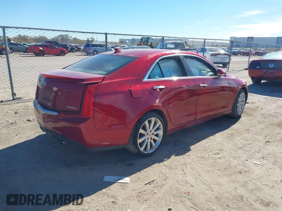 2014 Cadillac ATS Luxury AWD with VIN 1G6AH5RX0E0176647, listed as a IAAI auction lot 40939517 with 103,348 mi miles and . Bid and sale history available at DreamBid. Image 4.