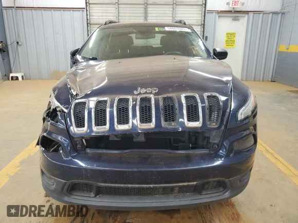 2015 Jeep Cherokee Sport with VIN 1C4PJLABXFW732199, listed as a Copart auction lot 54863925 with 143,866 mi miles and Clean Title. Bid and sale history available at carsss.com. Image 5.