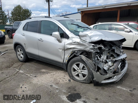 2020 Chevrolet Trax LT with VIN KL7CJLSB2LB009363, listed as a Copart auction lot 50605475 with 56,814 mi miles and Salvage Title. Bid and sale history available at DreamBid. Image 4.