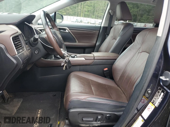 2019 Lexus RX 350 with VIN 2T2BZMCA6KC205031, listed as a Copart auction lot 54199815 with 29,533 mi miles and Salvage Title. Bid and sale history available at DreamBid. Image 7.