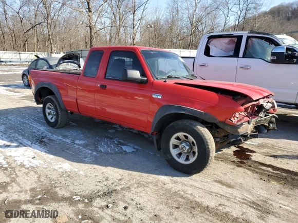 2008 Mazda B-Series 4WD Truck with VIN 4F4ZR47E08PM02665, listed as a Copart auction lot 45458585 with 148,821 mi miles and Salvage Title. Bid and sale history available at carsss.com. Image 4.