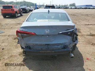 2023 Honda Civic Sport with VIN 2HGFE2F51PH510620, listed as a Copart auction lot 62756535 with 59,625 mi miles and Salvage title. Bid and sale history available at DreamBid. Image 6.