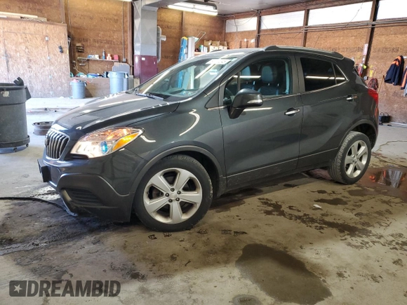 2016 Buick Encore with VIN KL4CJASB3GB640355, listed as a Copart auction lot 54990245 with 51,959 mi miles and Salvage Title. Bid and sale history available at carsss.com. Image 1.