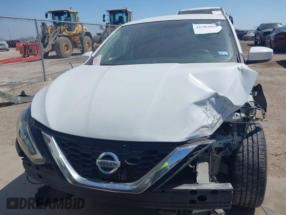 2019 Nissan Sentra S with VIN 3N1AB7AP5KY203397, listed as a IAAI auction lot 41783825 with 101,587 mi miles. Bid and sale history available at carsss.com. Image 13.
