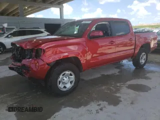 2021 Toyota Tacoma SR with VIN 5TFAX5GN5MX192463, listed as a Copart auction lot 60887515 with 50,599 mi miles and Salvage title. Bid and sale history available at DreamBid. Image 1.