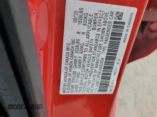 2020 Honda Civic Sedan LX with VIN 2HGFC2F64LH562834, listed as a Copart auction lot 49115365 with 71,231 mi miles and Salvage Title. Bid and sale history available at carsss.com. Image 13.