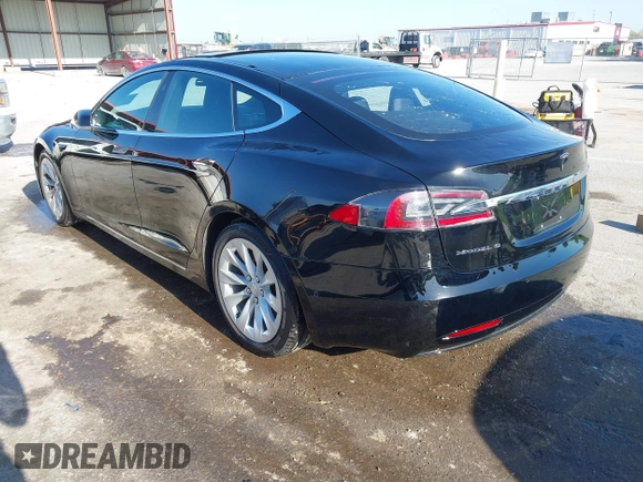 2017 Tesla Model S 100D with VIN 5YJSA1E27HF230508, listed as a IAAI auction lot 42040511 with 98,693 mi miles. Bid and sale history available at carsss.com. Image 3.