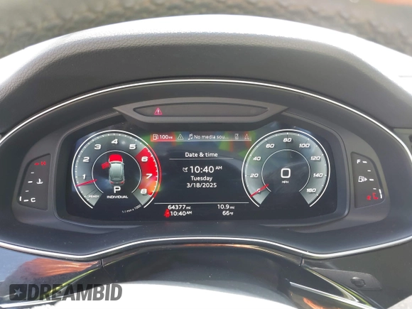 2021 Audi Q7 Premium Plus with VIN WA1LXAF73MD021033, listed as a IAAI auction lot 41814415 with 64,377 mi miles and . Bid and sale history available at DreamBid. Image 7.
