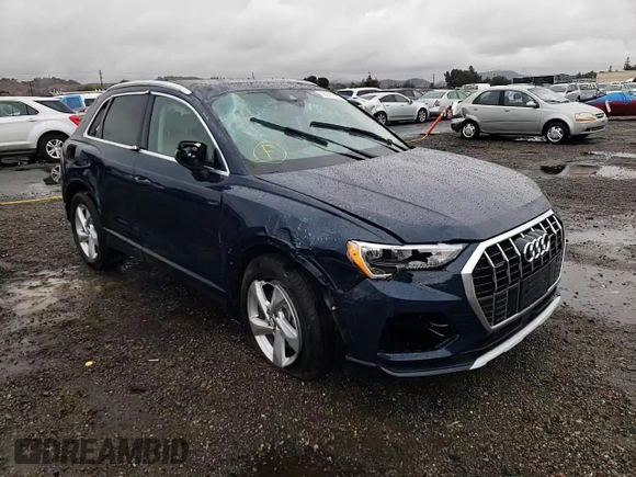 2020 Audi Q3 Premium with VIN WA1AECF38L1117648, listed as a Copart auction lot 66929382 with 10,604 mi miles. Bid and sale history available at carsss.com. Image 11.