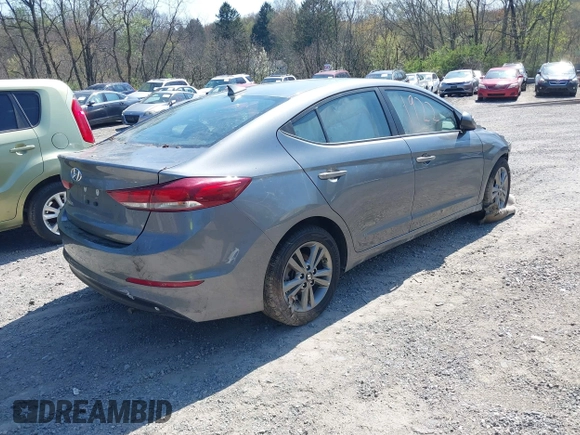 2018 Hyundai Elantra SEL with VIN 5NPD84LF1JH397644, listed as a IAAI auction lot 37551922 with 33,892 mi miles and . Bid and sale history available at DreamBid. Image 4.