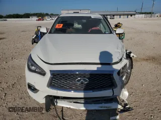 2023 Infiniti Q50 Luxe with VIN JN1EV7BP9PM512260, listed as a Copart auction lot 52326655 with Not provided miles and Salvage title. Bid and sale history available at DreamBid. Image 5.