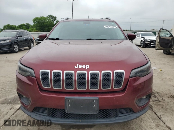 2019 Jeep Cherokee Latitude Plus z VIN 1C4PJLLN3KD172295, wystawiony jako Copart lot #55422315 z przebiegiem 107 676 mil mil oraz Szkoda całkowita • Salvage title. Historia ofert i sprzedaży dostępna na DreamBid. Obrazek 5.